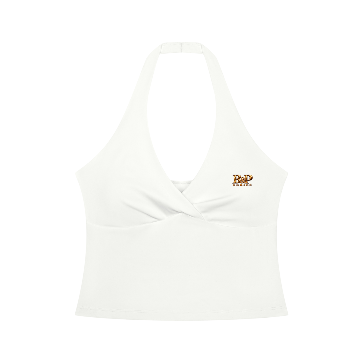 Fearless Bloom Runched Halter Yoga Tank Top