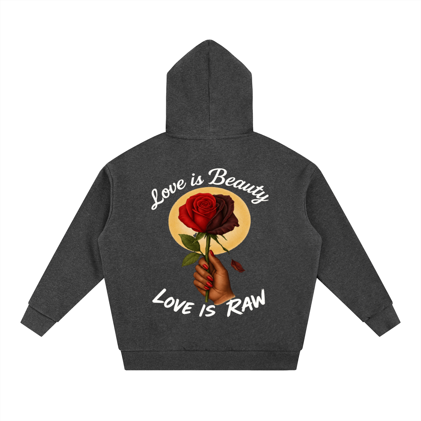 Beauty & Pain Series Premium Oversized Fleece Hoodie
