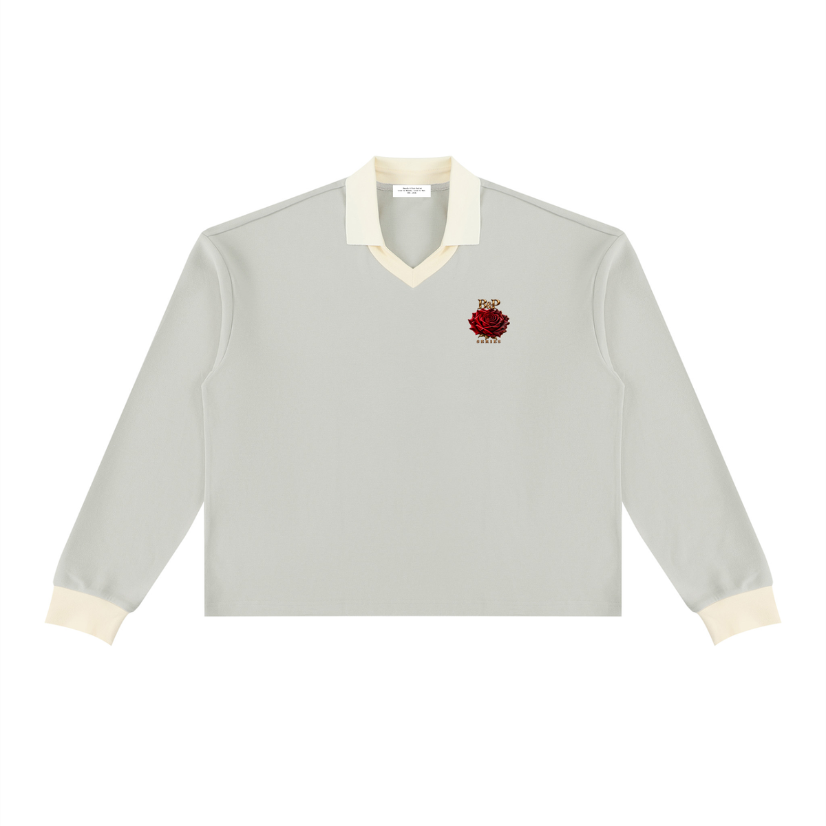 Beyond the Ordinary Color Block Collared Sweatshirt