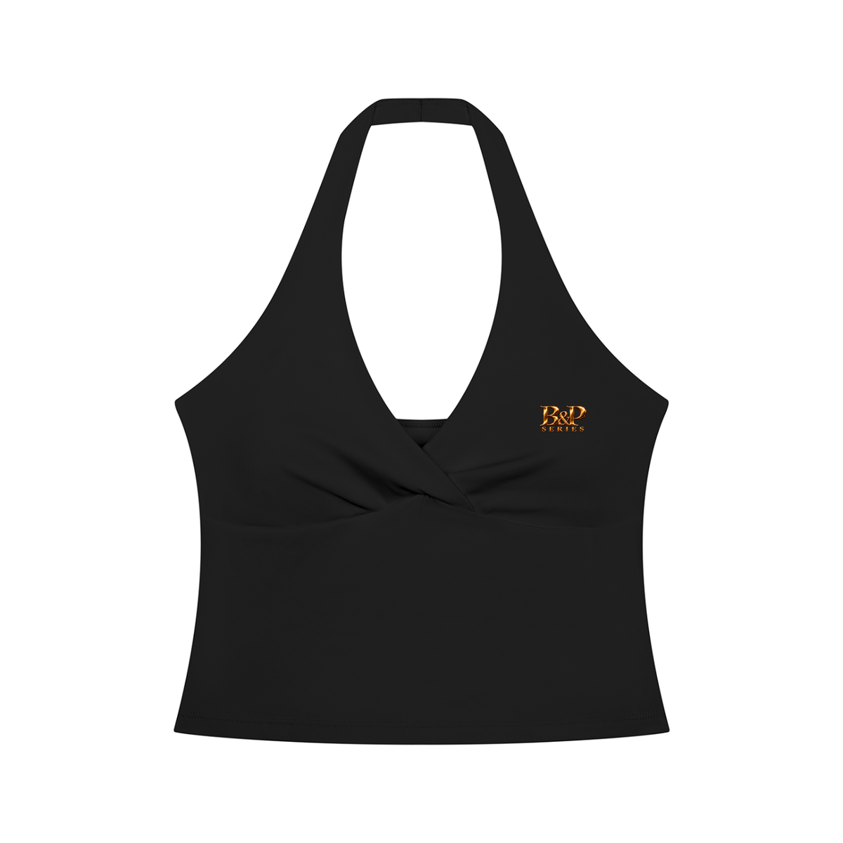 Fearless Bloom Runched Halter Yoga Tank Top