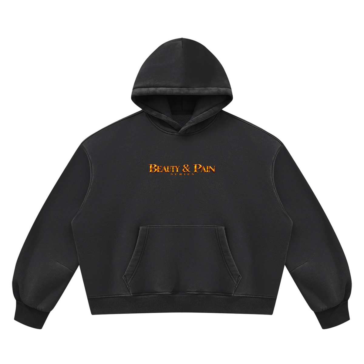 Raw Identity Vintage Wash Boxy Fleece Hoodie