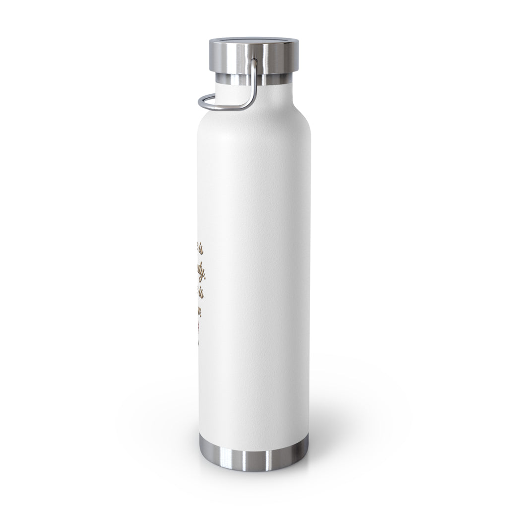 Love Is Beauty, Love Is Raw Insulated Water Bottle