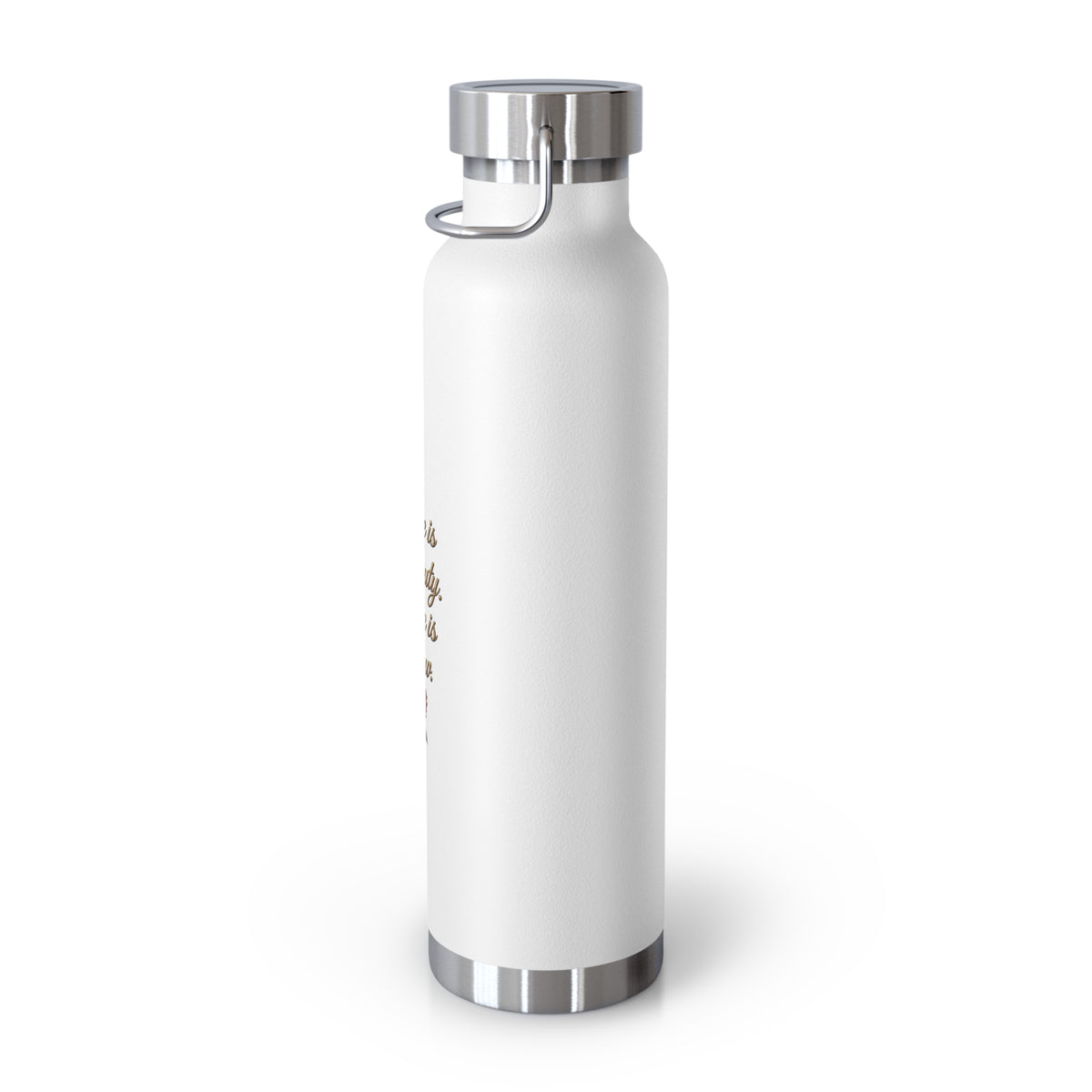 Love Is Beauty, Love Is Raw Insulated Water Bottle