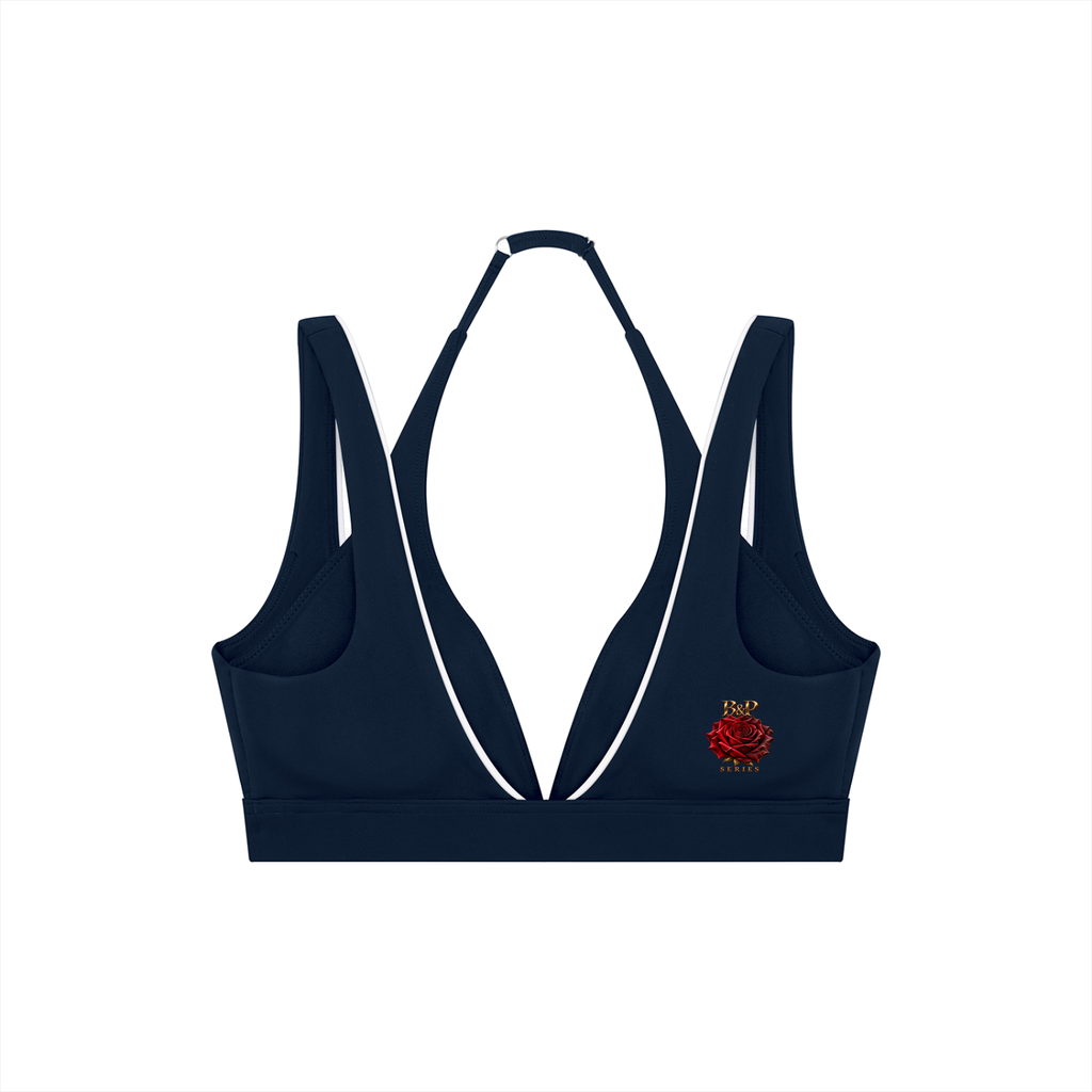 Fearlessly Feminine Halter Yoga Sports Bra