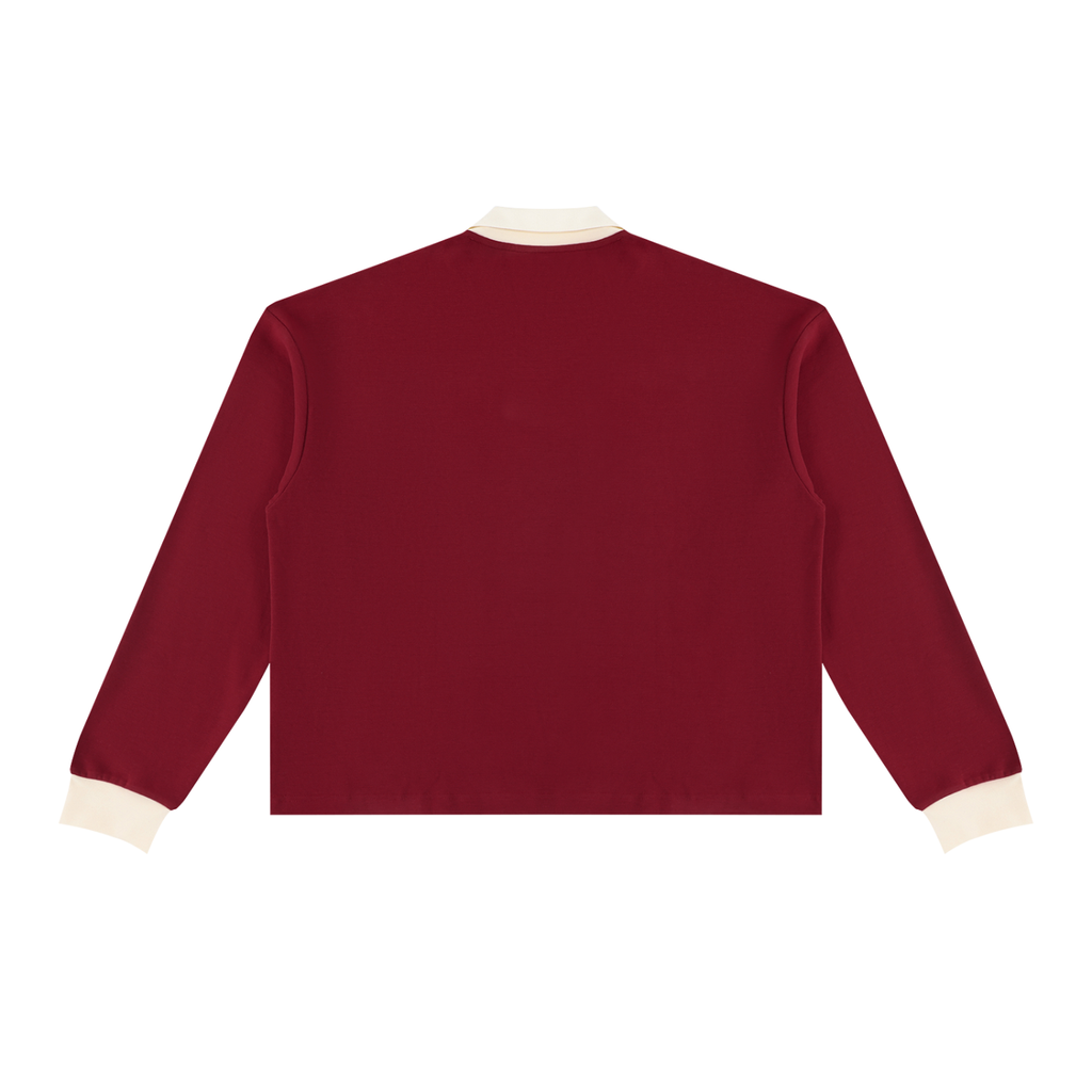 Beyond the Ordinary Color Block Collared Sweatshirt