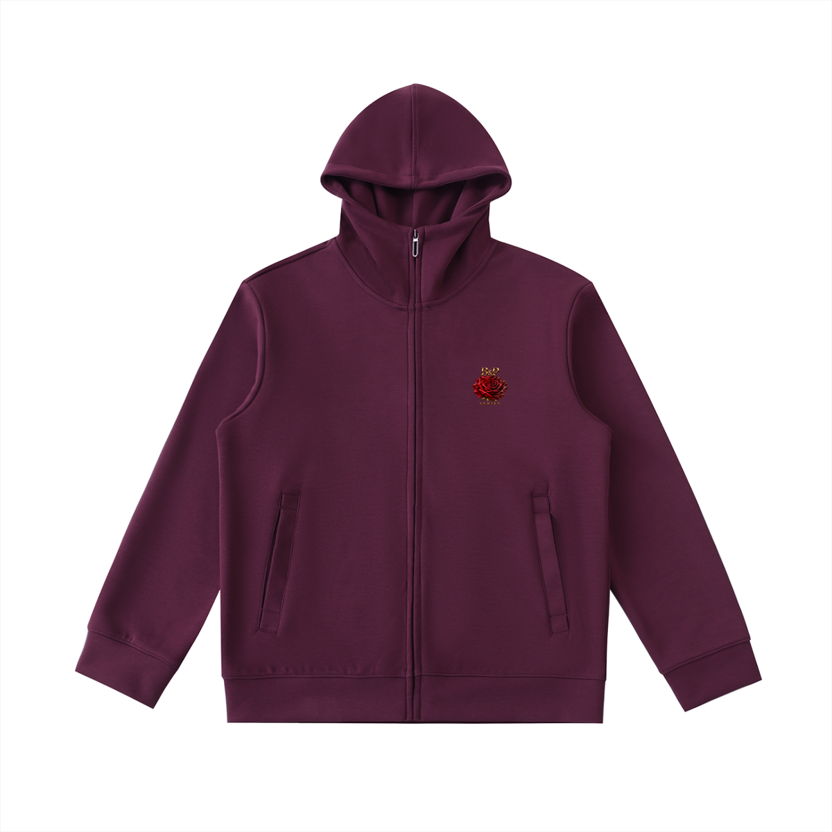 Unshaken Spirit Heavyweight High-Neck Zip-Up Hoodie