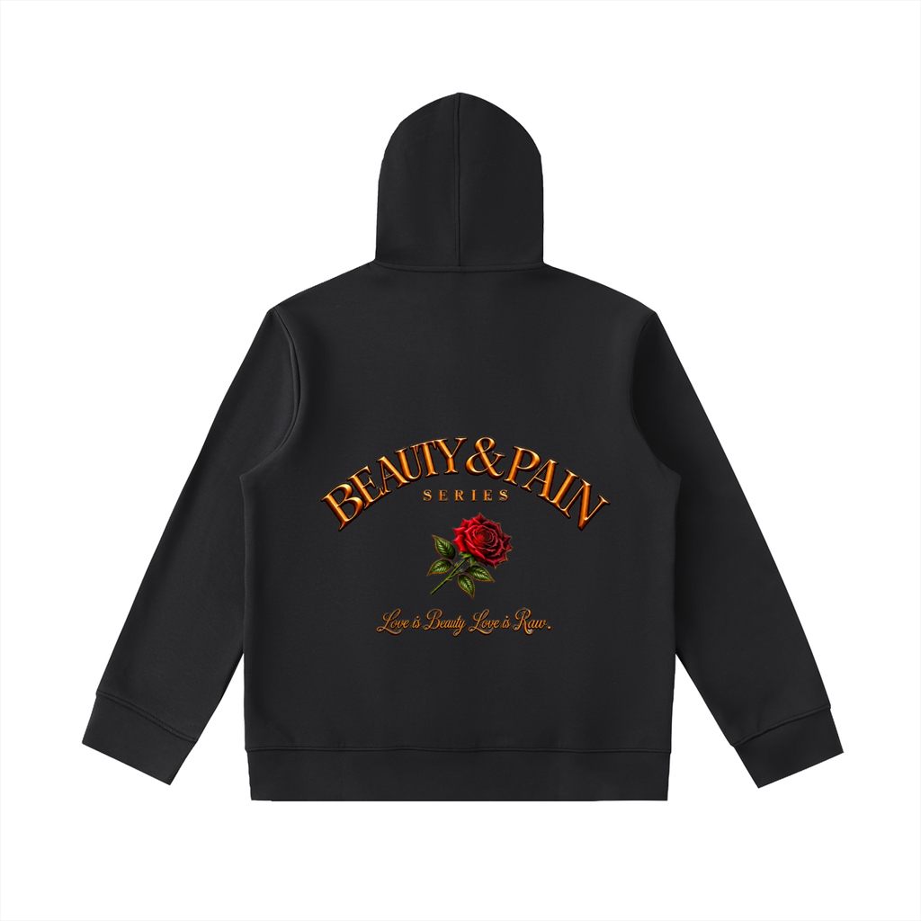 Unshaken Spirit Heavyweight High-Neck Zip-Up Hoodie