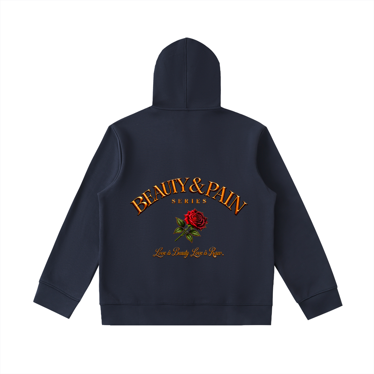 Unshaken Spirit Heavyweight High-Neck Zip-Up Hoodie