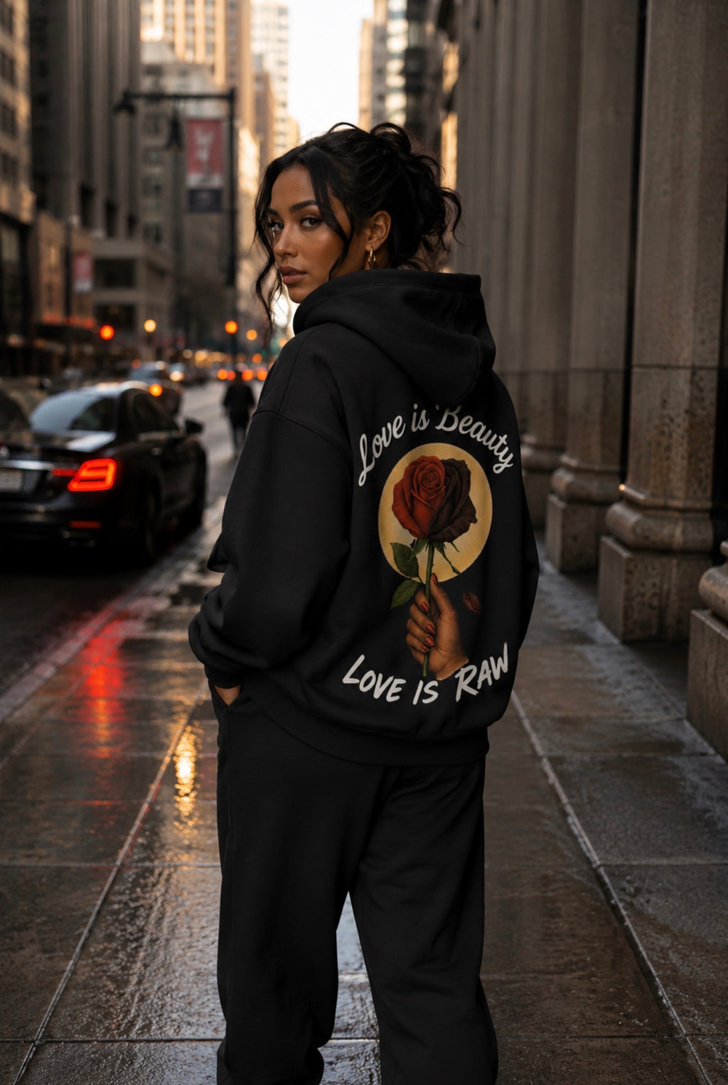 Signature Rose Hoodie