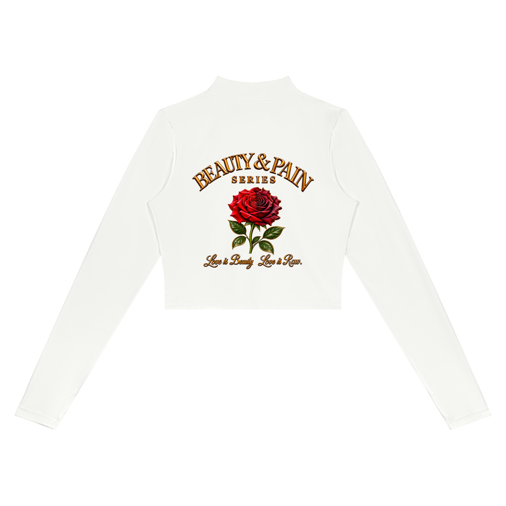 Fearless Bloom Cropped Sculpt Sports Jacket