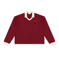 Beyond the Ordinary Color Block Collared Sweatshirt