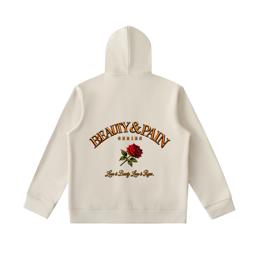 Unshaken Spirit Heavyweight High-Neck Zip-Up Hoodie