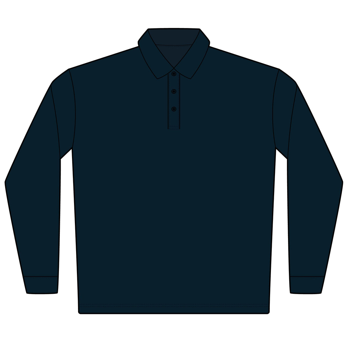 Men’s Signature Performance Long-Sleeve Polo