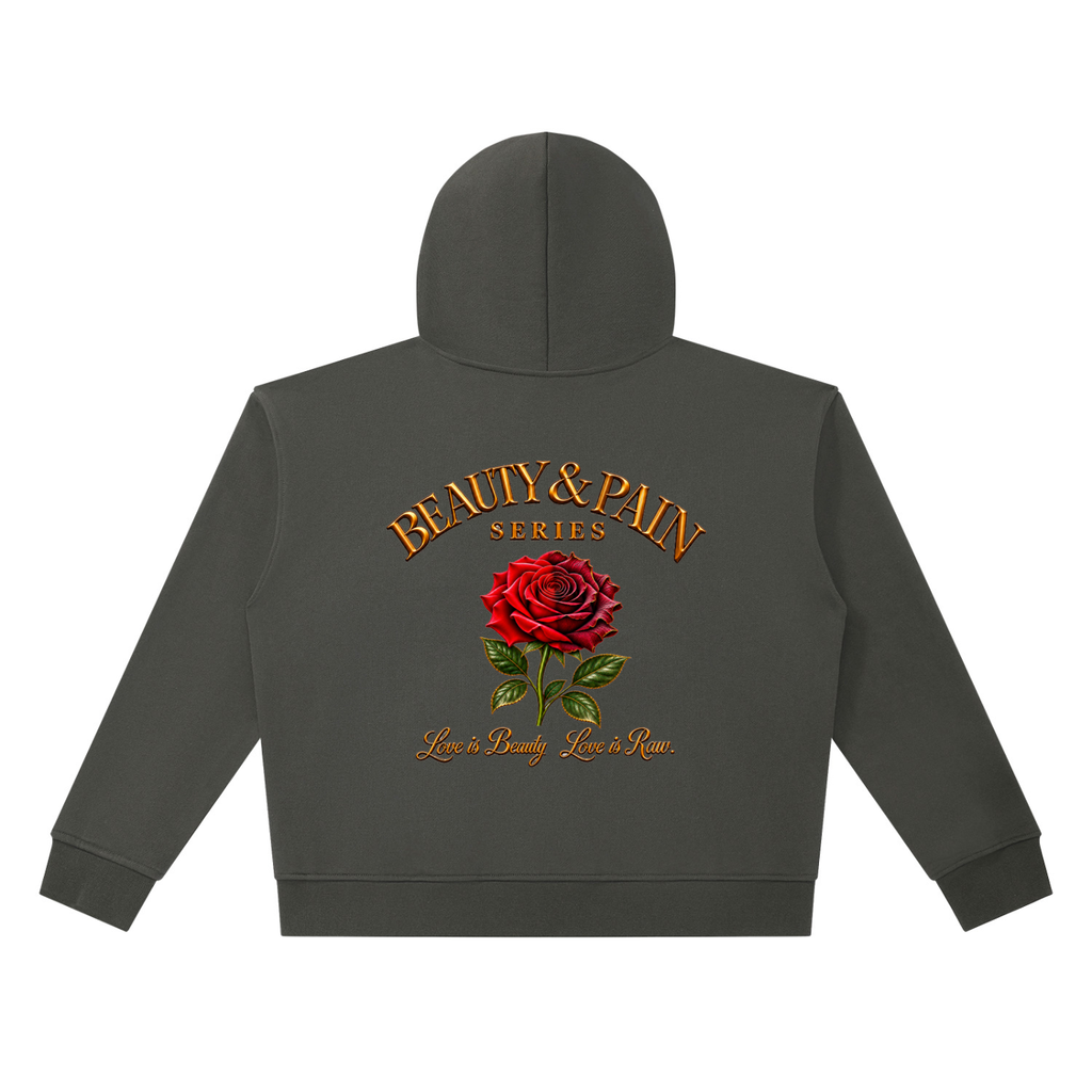 Built Through It Heavyweight Full-Zip Boxy Hoodie