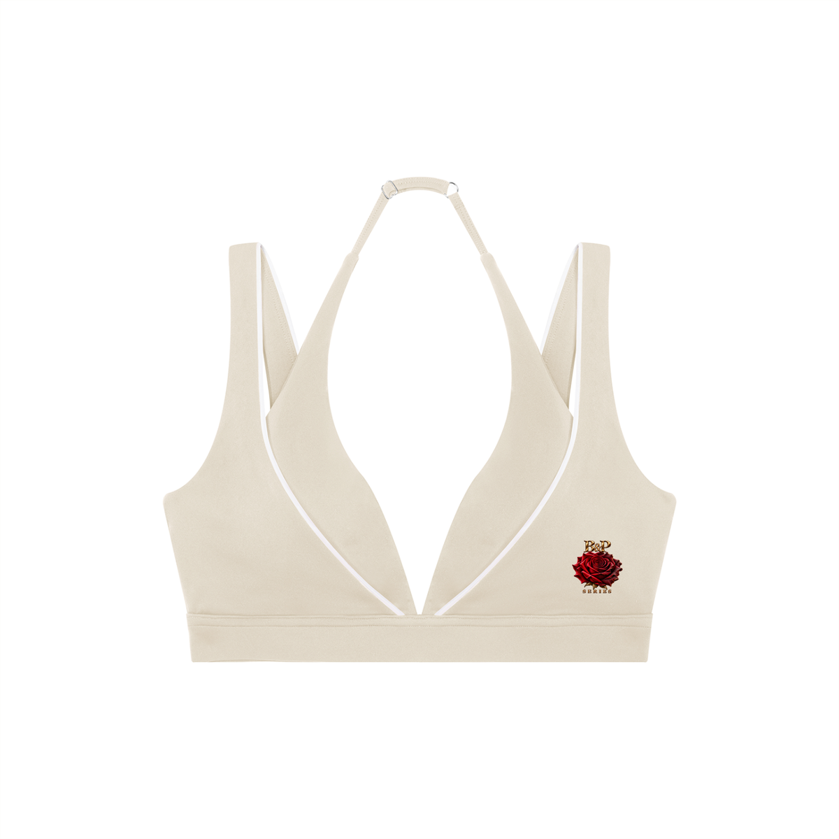 Fearlessly Feminine Halter Yoga Sports Bra