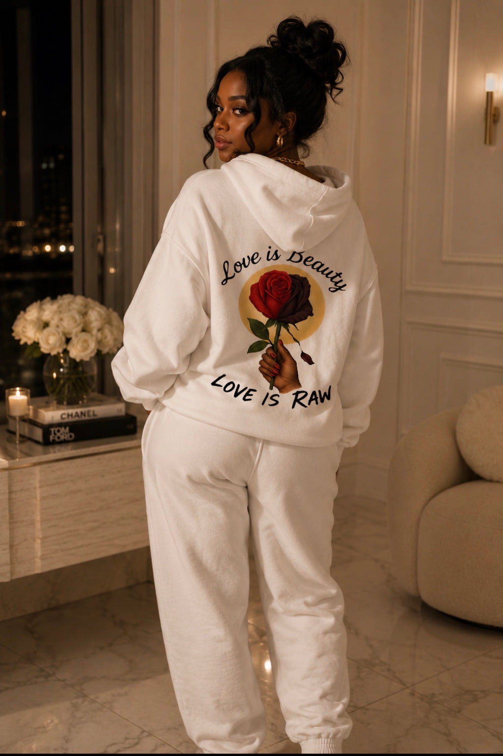 Signature Rose Hoodie