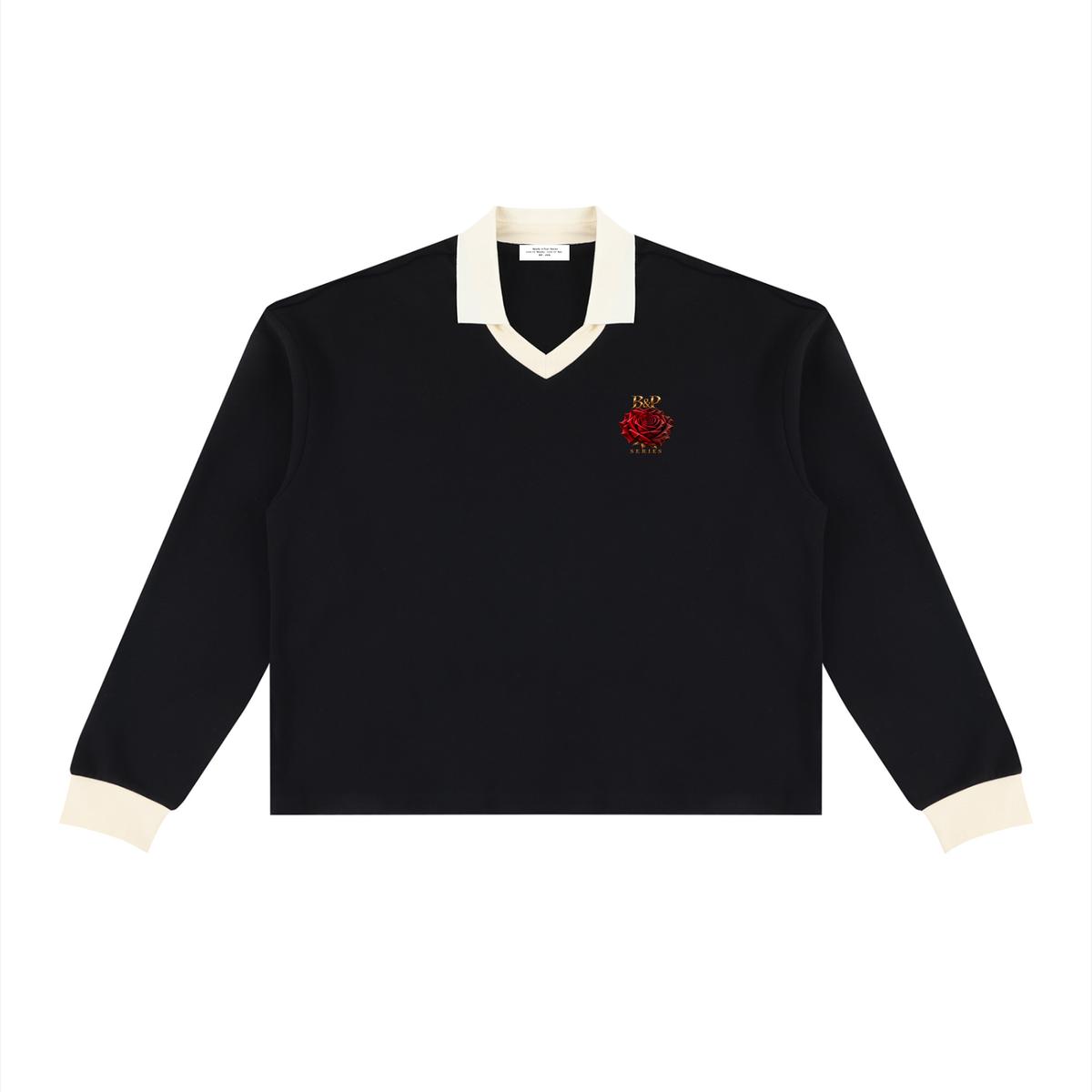 Beyond the Ordinary Color Block Collared Sweatshirt