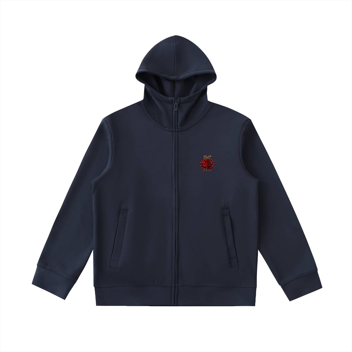 Unshaken Spirit Heavyweight High-Neck Zip-Up Hoodie