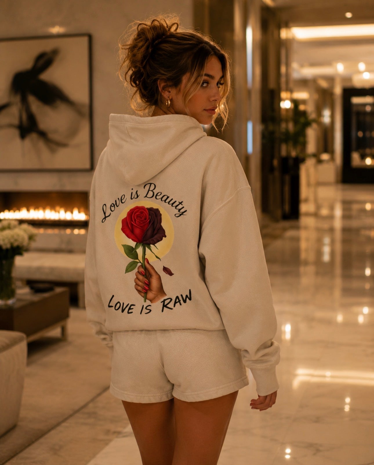 Signature Rose Hoodie