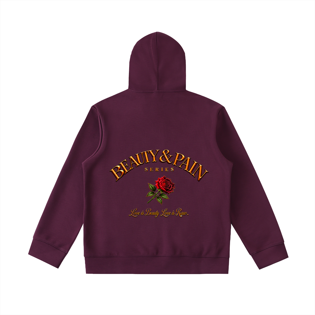 Unshaken Spirit Heavyweight High-Neck Zip-Up Hoodie