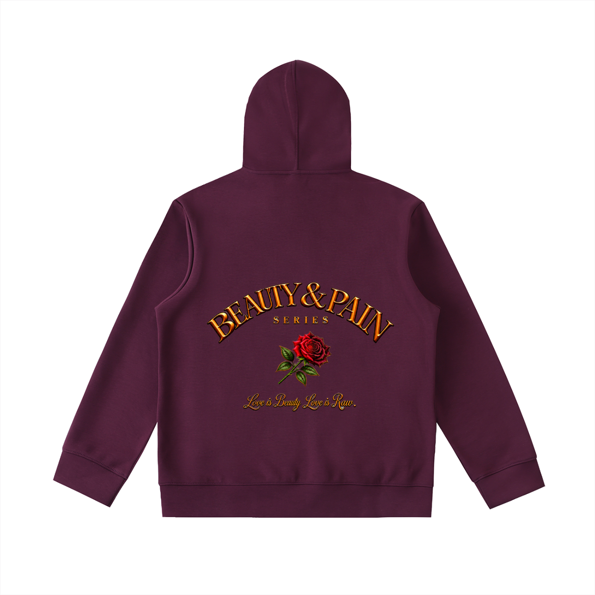Unshaken Spirit Heavyweight High-Neck Zip-Up Hoodie