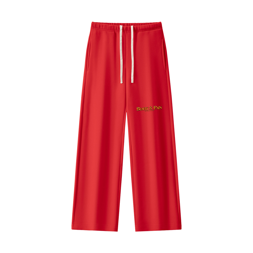 Softly Unshaken High-Waisted Straight Leg Fleece Sweatpants
