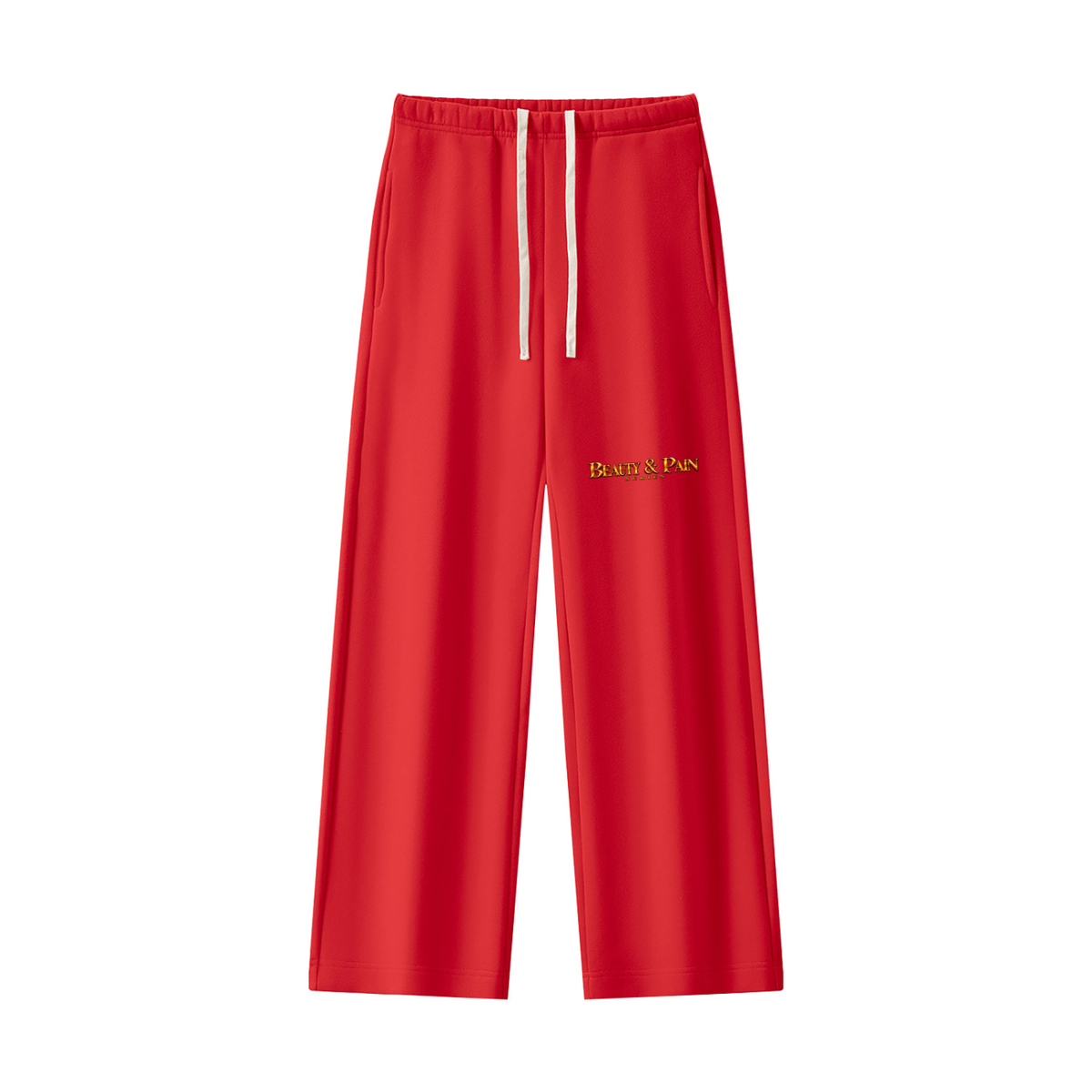 Softly Unshaken High-Waisted Straight Leg Fleece Sweatpants