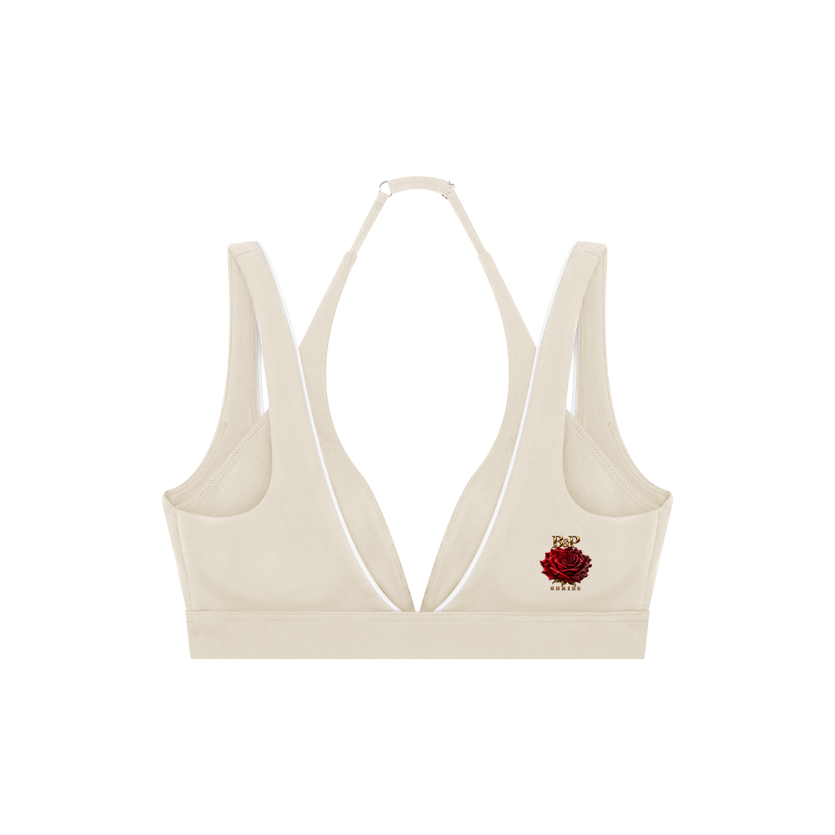 Fearlessly Feminine Halter Yoga Sports Bra