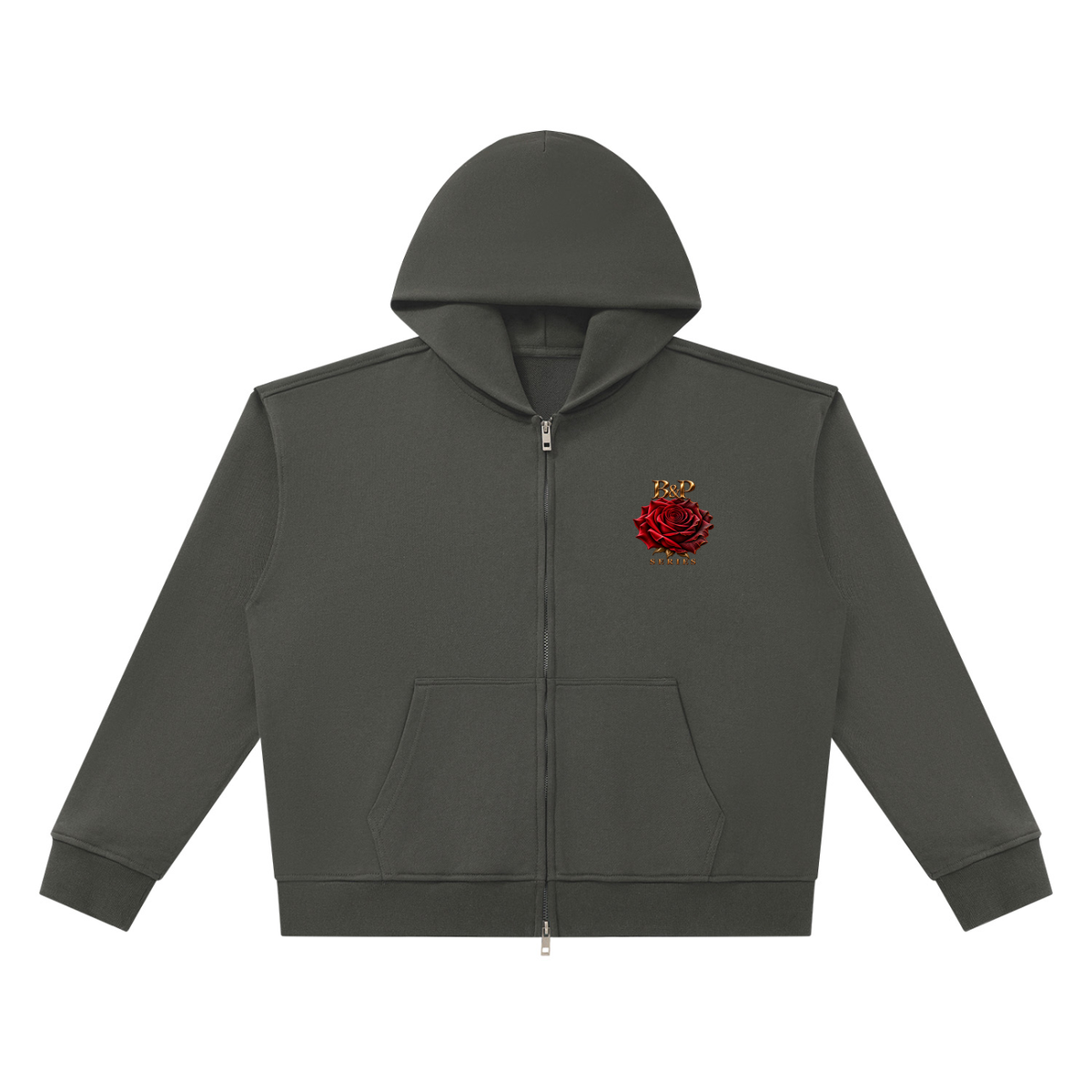 Built Through It Heavyweight Full-Zip Boxy Hoodie