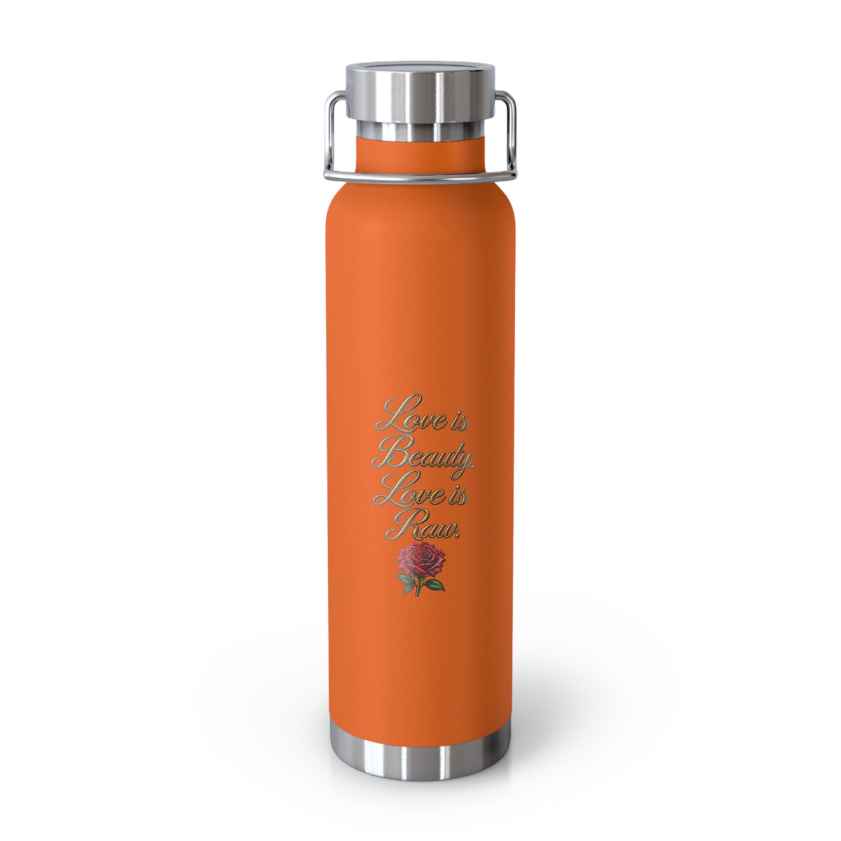 Love Is Beauty, Love Is Raw Insulated Water Bottle