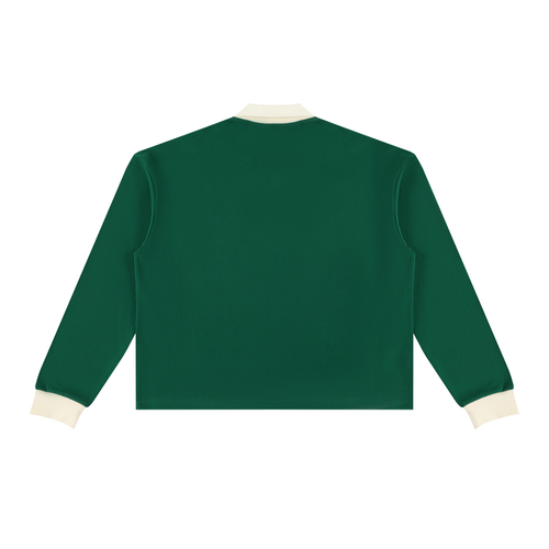 Beyond the Ordinary Color Block Collared Sweatshirt