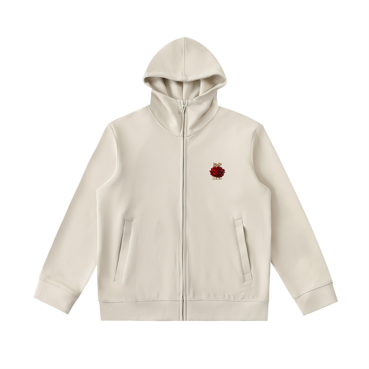Unshaken Spirit Heavyweight High-Neck Zip-Up Hoodie