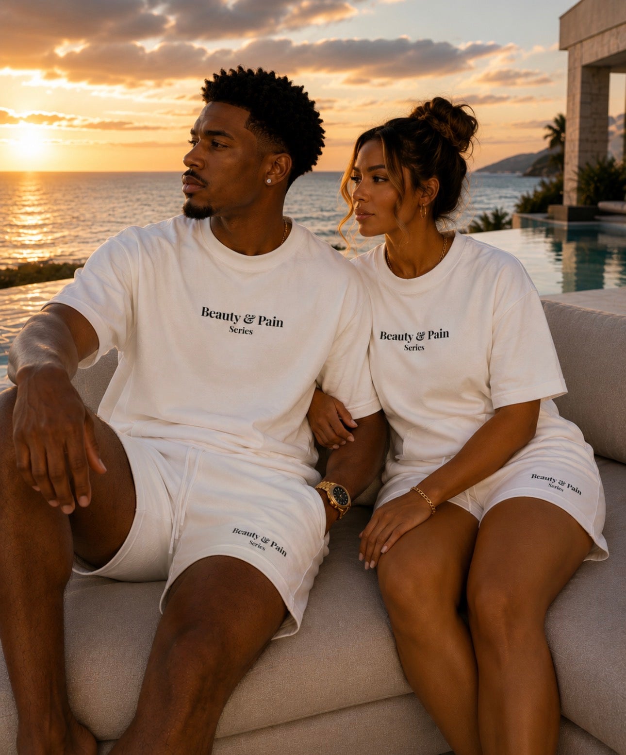 Beautyandpainseries,Beautyandpain,luxurystreetwear,shorts,summercollection,unisexfit,matchingset