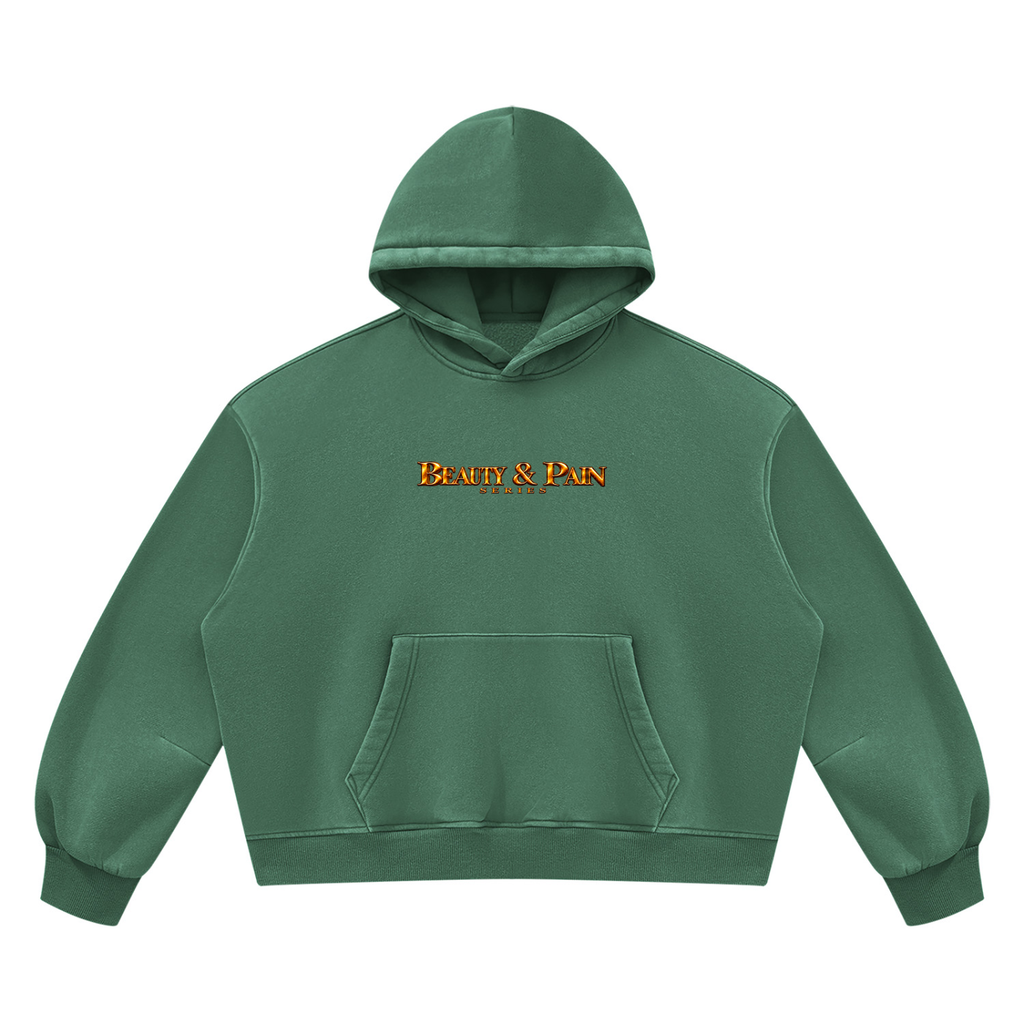 Raw Identity Vintage Wash Boxy Fleece Hoodie