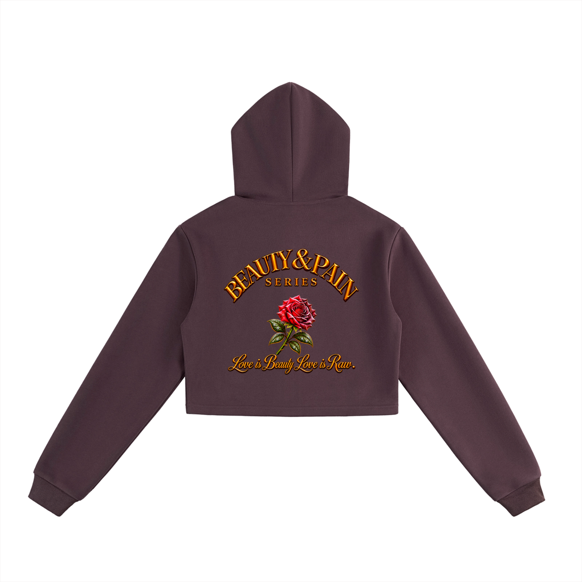 Beautifully Becoming Cropped Zip-Up Hoodie