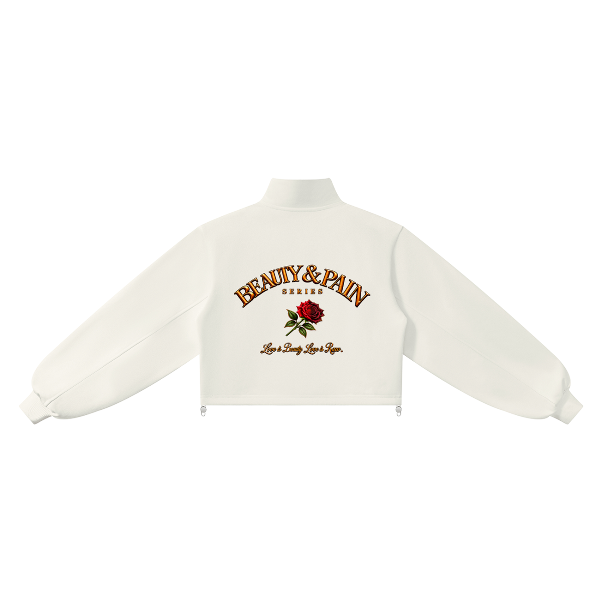 Gracefully Evolved Mock-Neck Quarter-Zip Sweatshirt