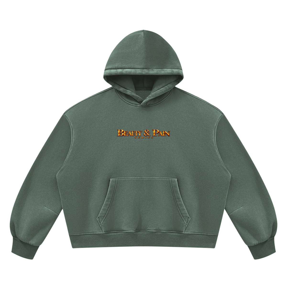 Raw Identity Vintage Wash Boxy Fleece Hoodie