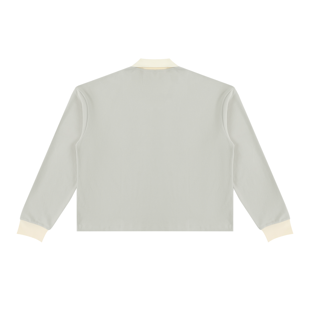 Beyond the Ordinary Color Block Collared Sweatshirt