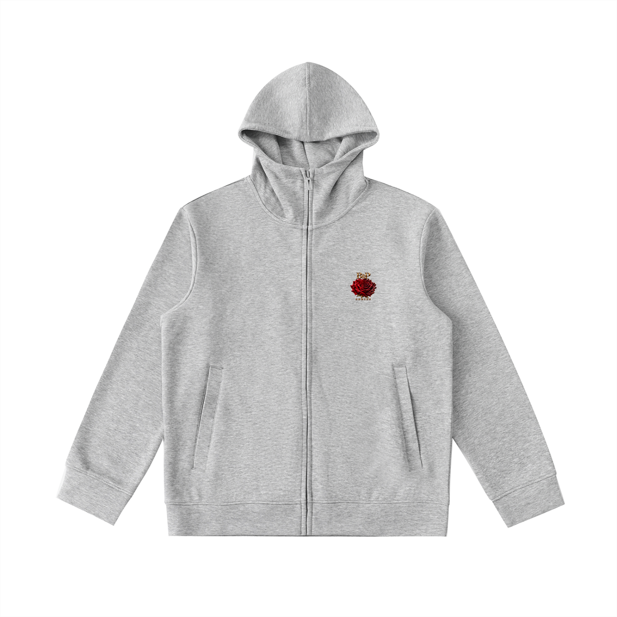 Unshaken Spirit Heavyweight High-Neck Zip-Up Hoodie