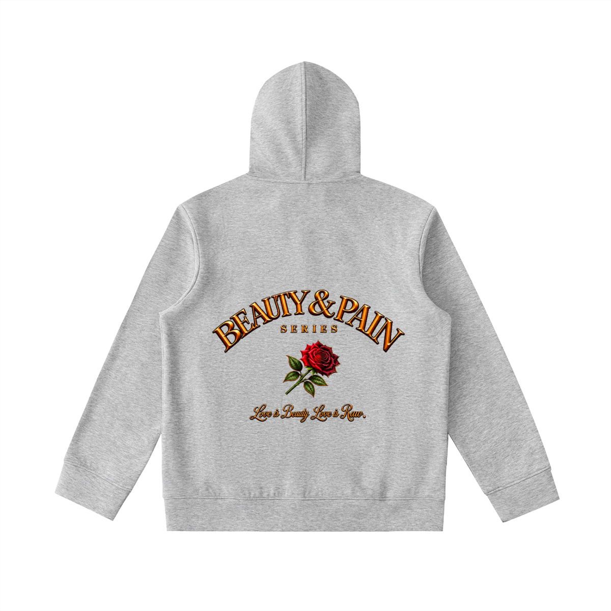 Unshaken Spirit Heavyweight High-Neck Zip-Up Hoodie