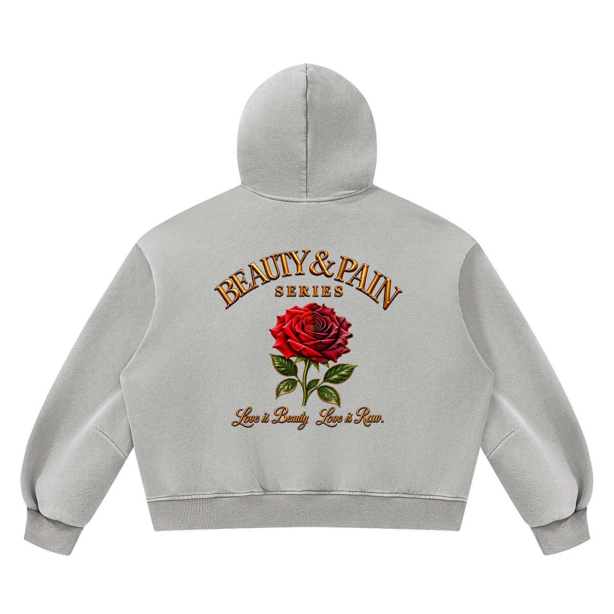 Raw Identity Vintage Wash Boxy Fleece Hoodie