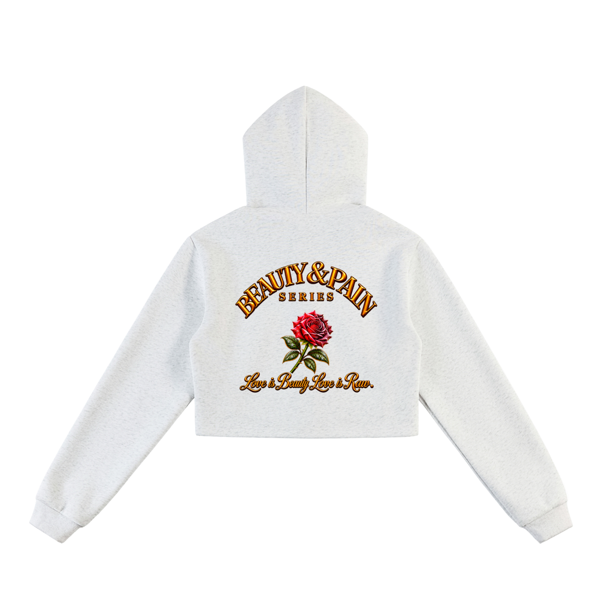 Beautifully Becoming Cropped Zip-Up Hoodie