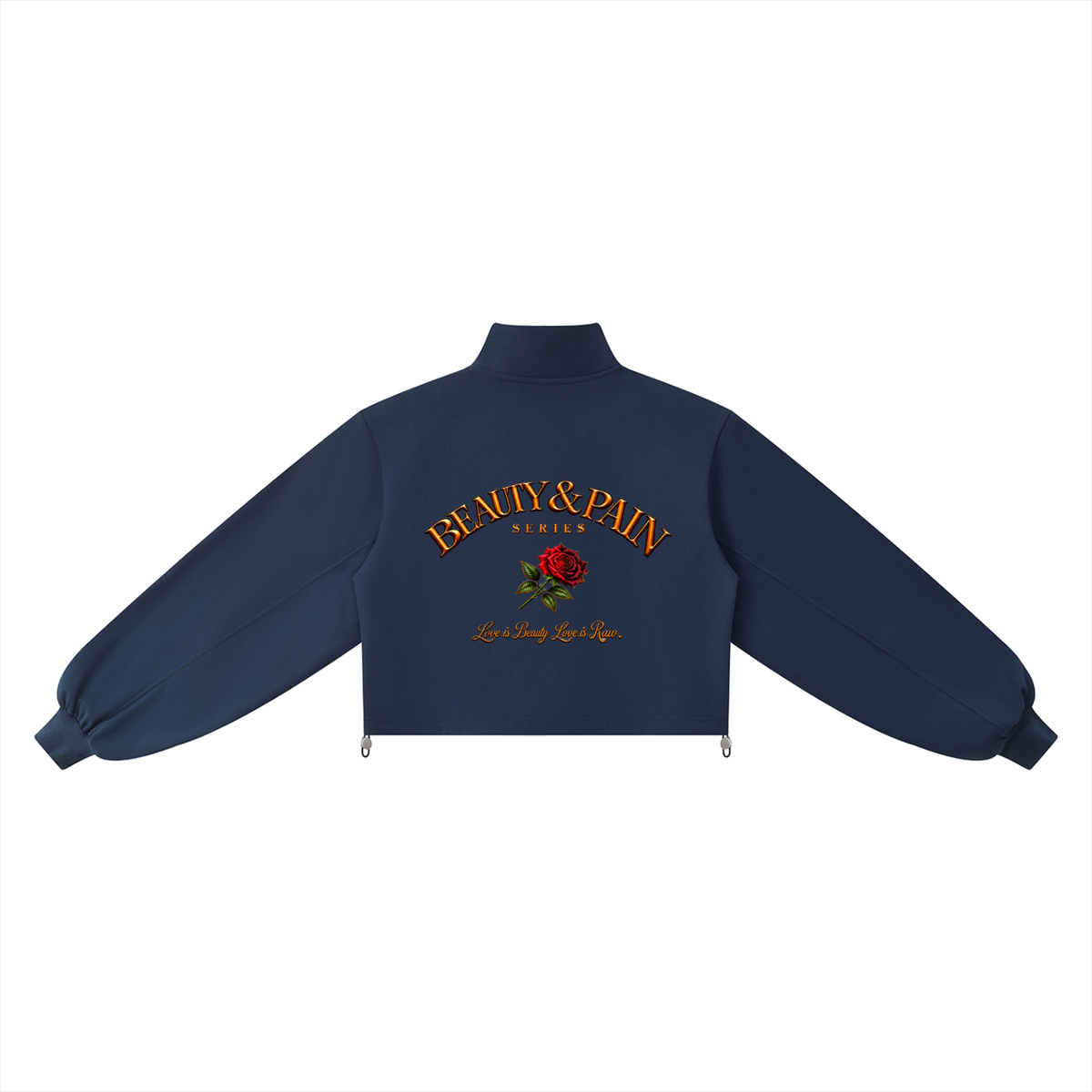 Gracefully Evolved Mock-Neck Quarter-Zip Sweatshirt