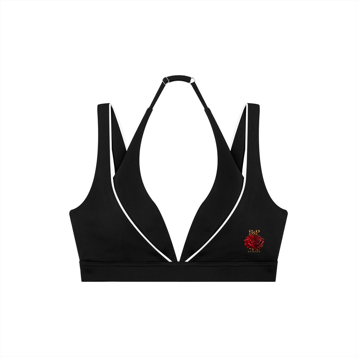 Fearlessly Feminine Halter Yoga Sports Bra