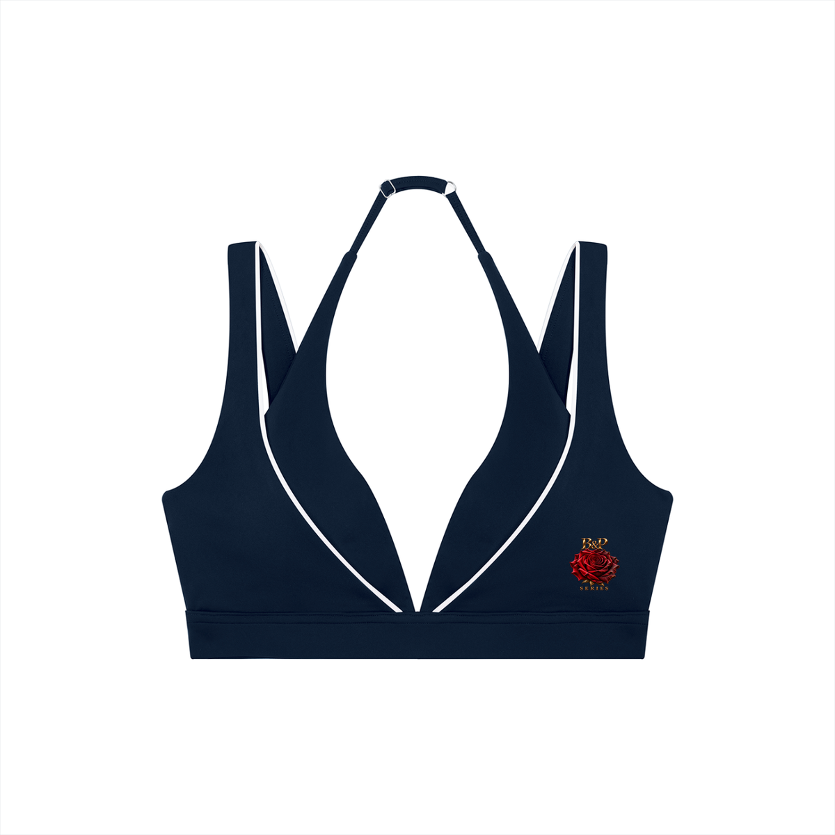 Fearlessly Feminine Halter Yoga Sports Bra