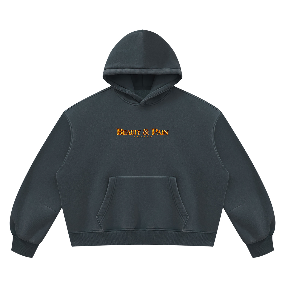 Raw Identity Vintage Wash Boxy Fleece Hoodie