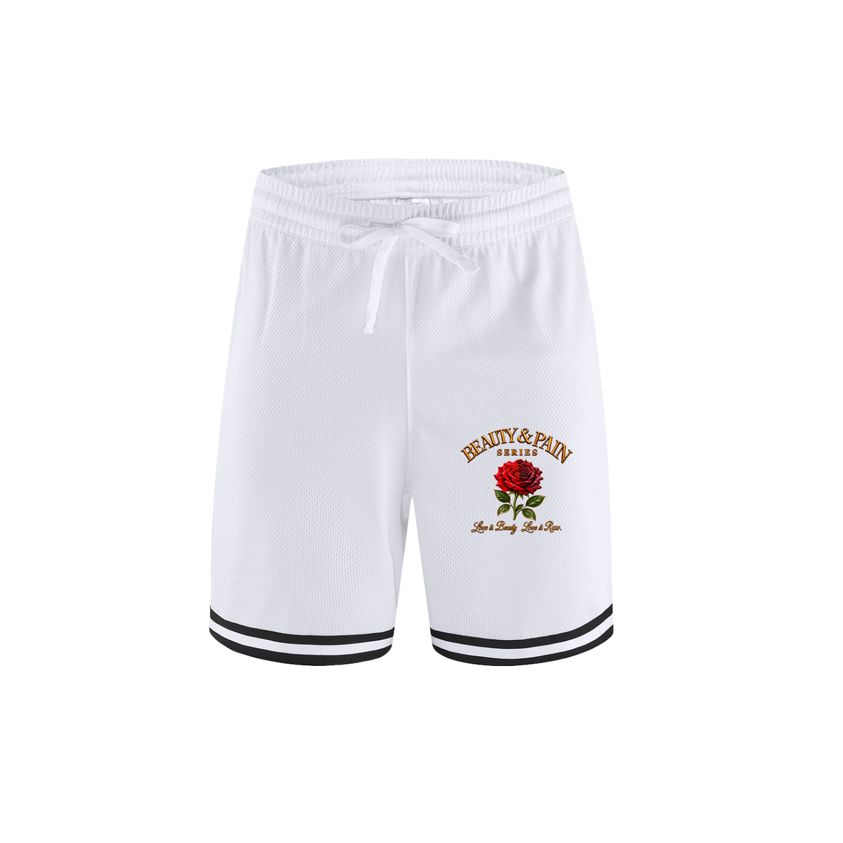 Above the Game Stripe Trim Basketball Shorts