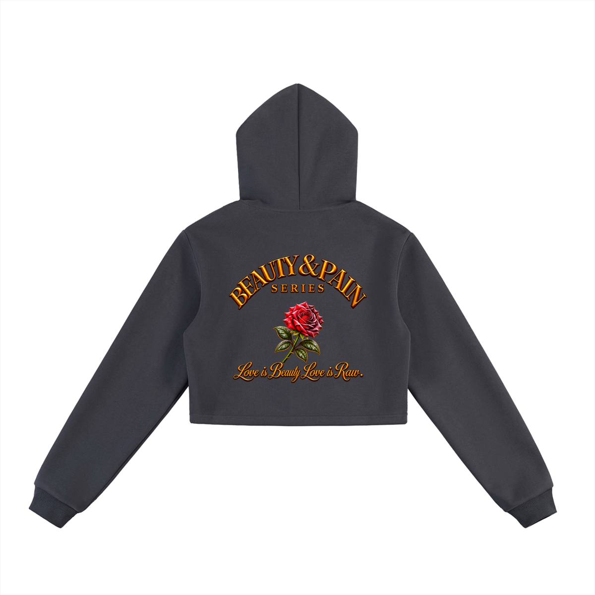 Beautifully Becoming Cropped Zip-Up Hoodie