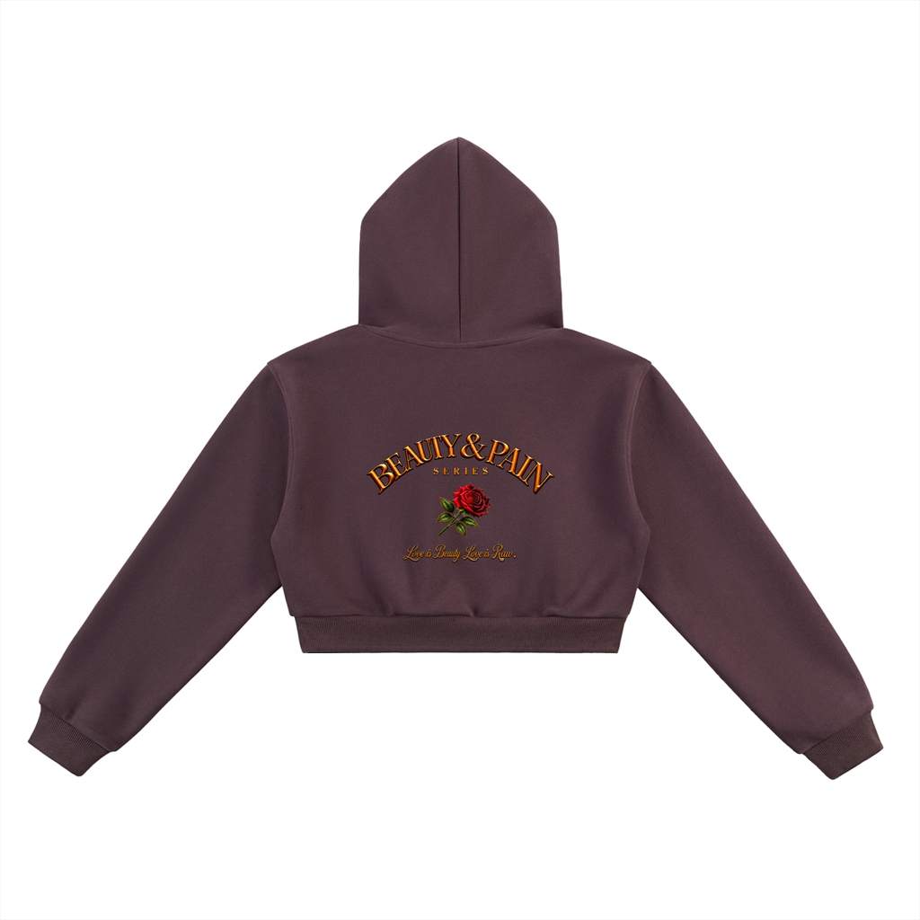 Beautifully Unapologetic Essential Cropped Hoodie