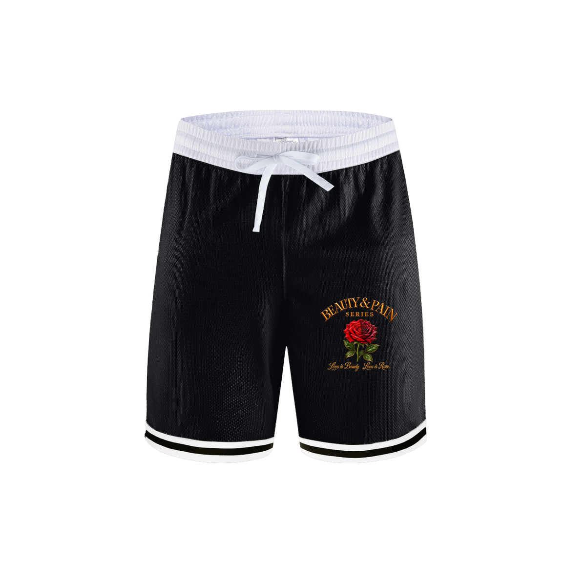Above the Game Stripe Trim Basketball Shorts